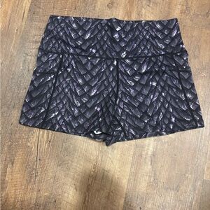 Constantly Varied Gear Black and Purple Athletic Shorts